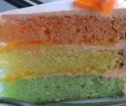 Rainbow Citrus Cake