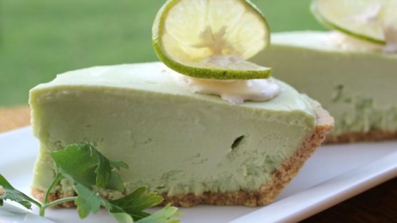 Avocado Lime Cheesecake