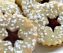 Cranberry Cornmeal Linzer Cookies